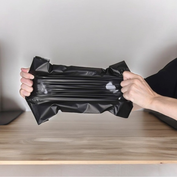 50 qty•13”x10” Eco-Friendly Solid Black Poly Mailers for Shipping - Picture 5 of 5